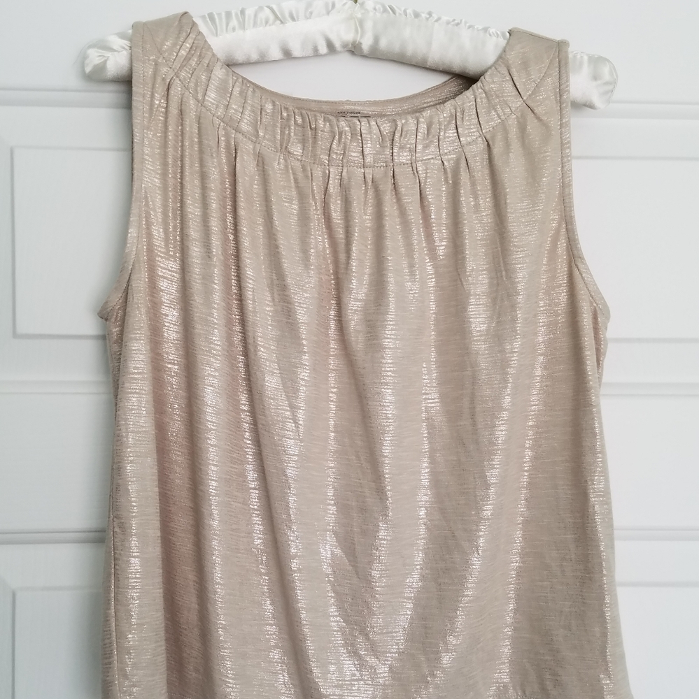 Shimmer Metallic Tank Top